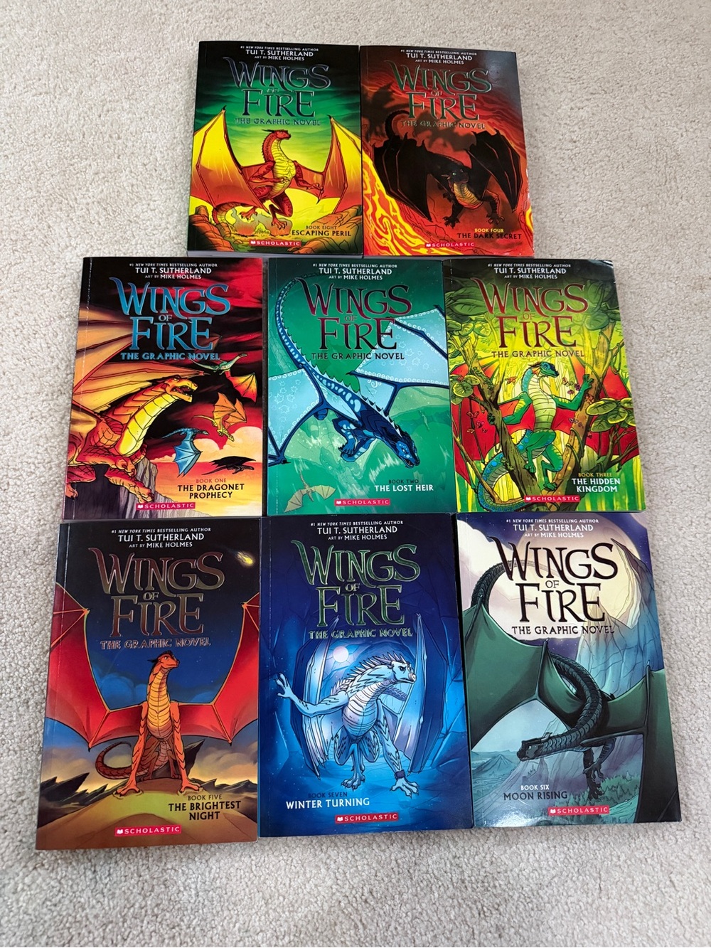 Wings of Fire Graphic Novel Set - 1-8